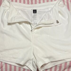 SHEIN High Waist White Women Shorts